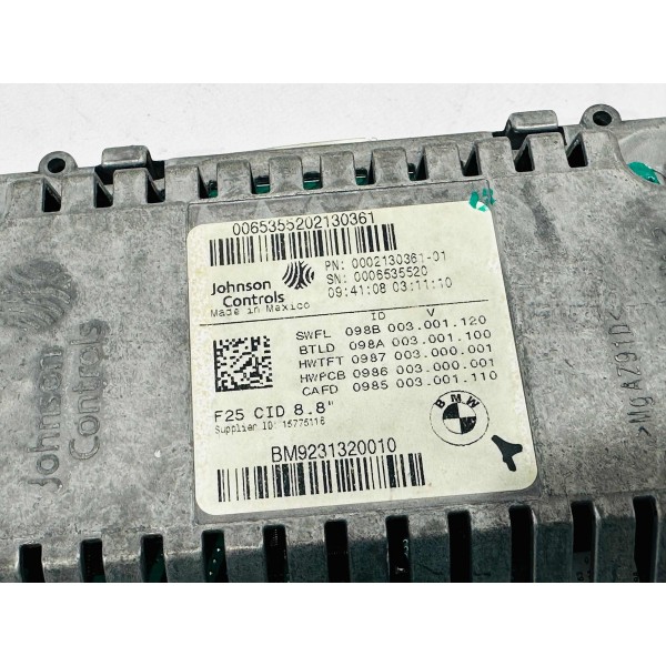 Tela Display Cid Bmw F25 X3 20092130361