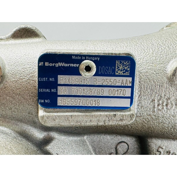 Turbina Volvo Xc90 2.0 T8 Hybrid 2022 Cód. 31459815