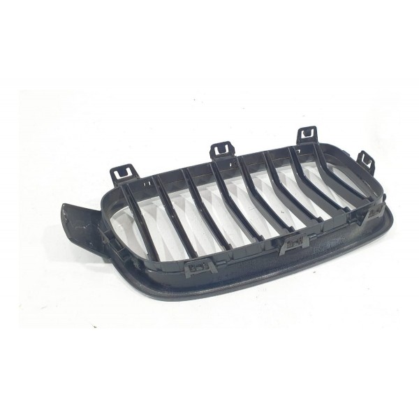 Grade Dianteira Bmw 320 328 335 F30 Envelopada Preto  Brilhante