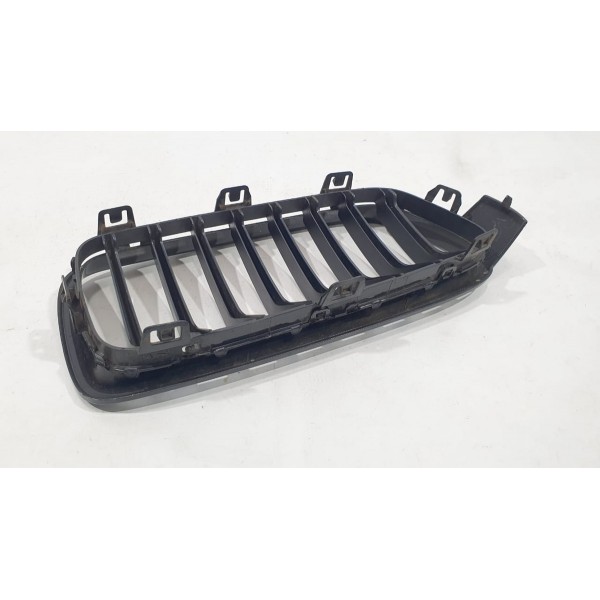Grade Dianteira Bmw 320 328 335 F30 Envelopada Preto  Brilhante