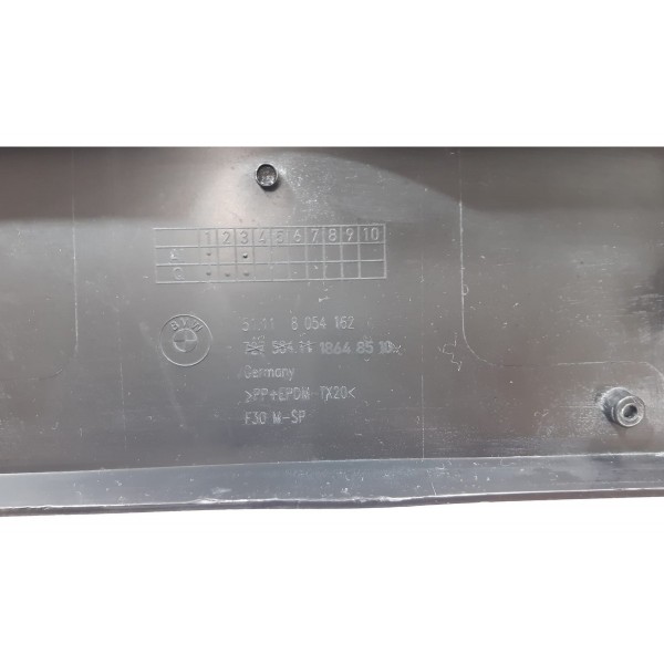 Suporte De Placa Dianteiro Bmw Série 3 F30 51118054162 Preto