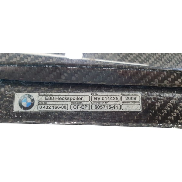 Spoiler Aerofólio Fibra De Carbono Original Bmw 1m 130 E88