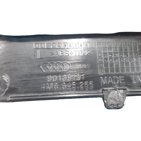 Acabamento Lanterna Traseira Esq Aud Q8 3.0 Hybrid 2020 Preto Esquerdo