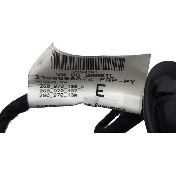 Chicote Porta Traseira Esquerda Vw Nivus Highline 2022