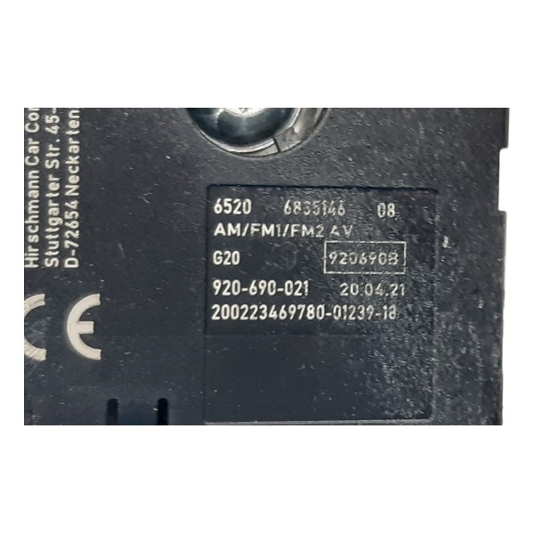 Amplificador Da Antena Bmw 320i Gp Sport 2022 Preto