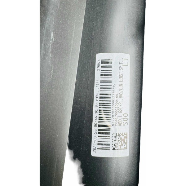 Spoiler Esquerdo Bmw 320i Gp Sport 2022 51127428031 Cinza