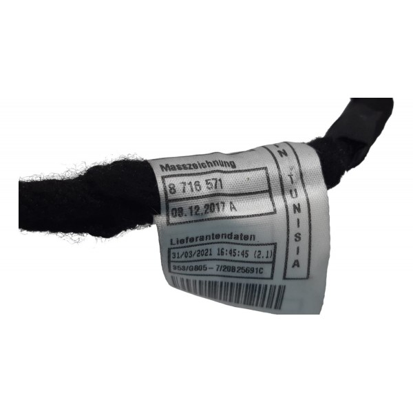 Chicote Porta Traseira Esquerda Bmw 320i Gp Sport 2022