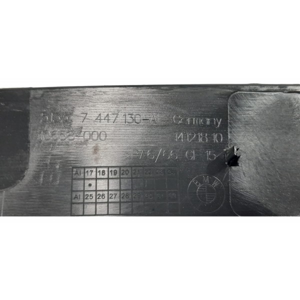 Moldura Interna Porta Traseira Dir Bmw 320i Gp Sport 2022 Preto