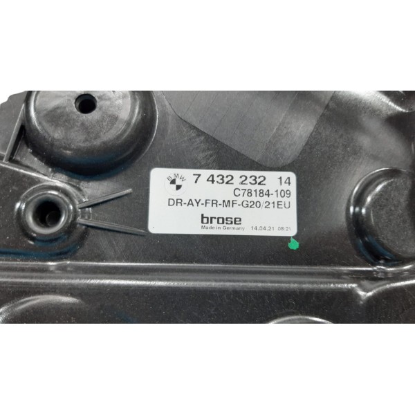 Máquina De Vidro Dianteira Direita Bmw 320i Gp Sport 2022