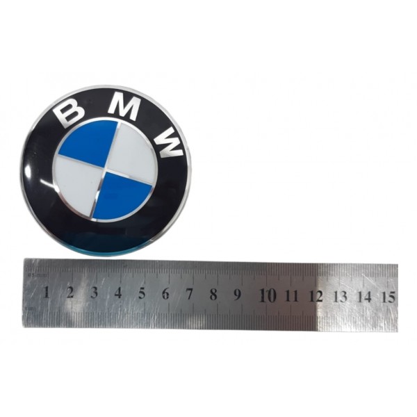 Calota De Roda 68mm Bmw F30 F20   - Preto