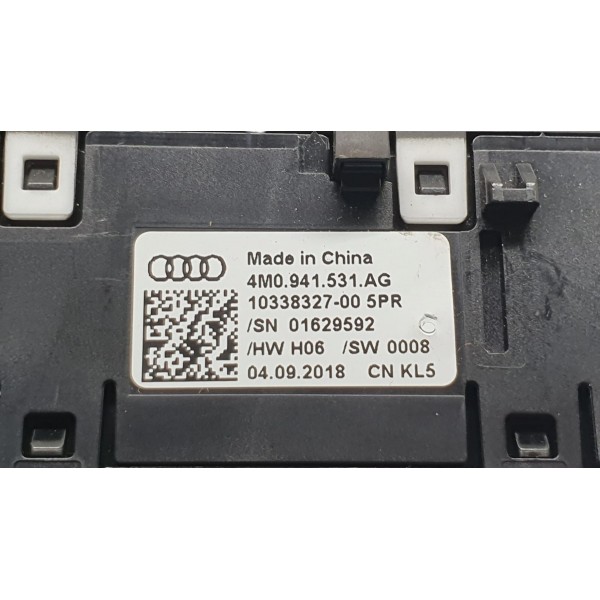 Chave De Luz Farol Audi A5 2.0 Tfsi 2019