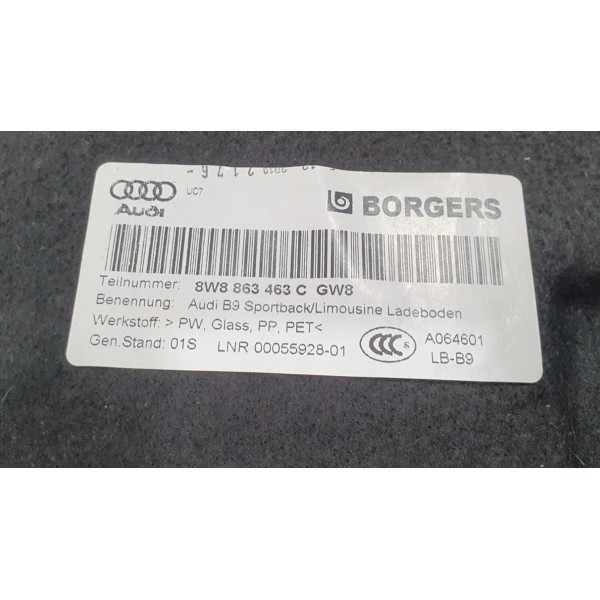 Tampa Assoalho Porta-malas Audi A5 2.0 Tfsi 2019