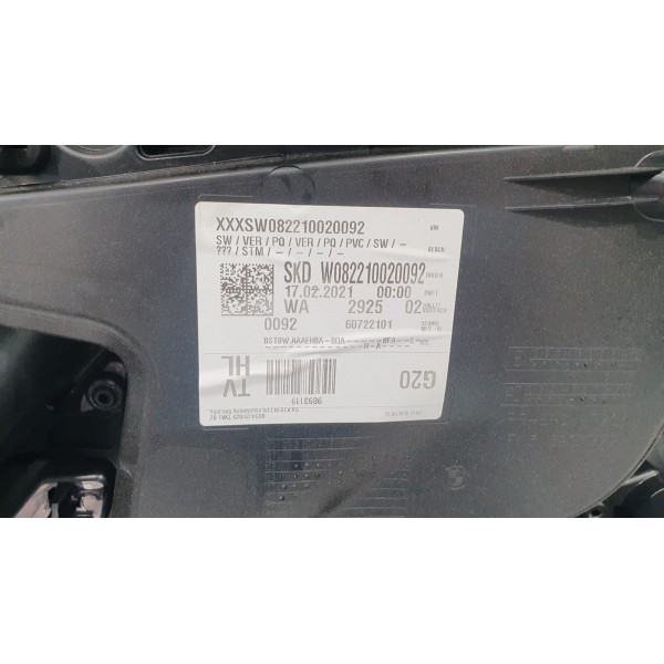 Forro De Porta Traseiro Esquerdo Bmw 320i M Sport 2022