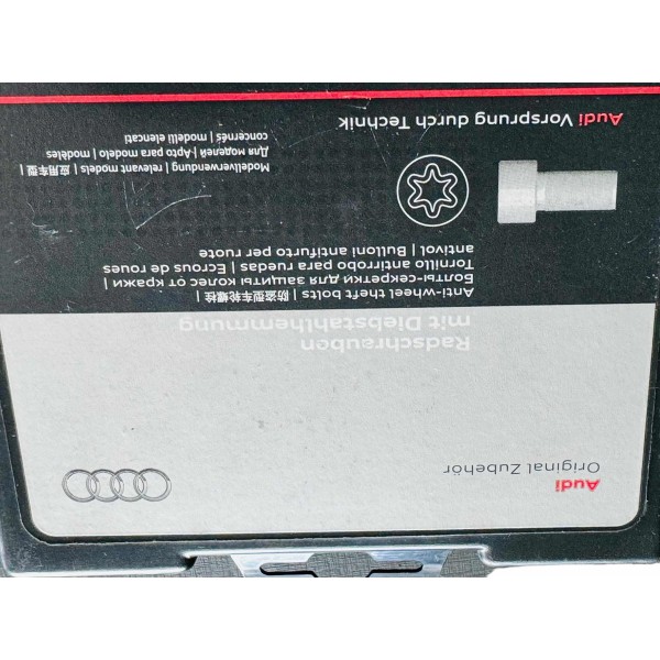 Parafuso De Roda Anti-roubo M14x1,5x35,5 Audi