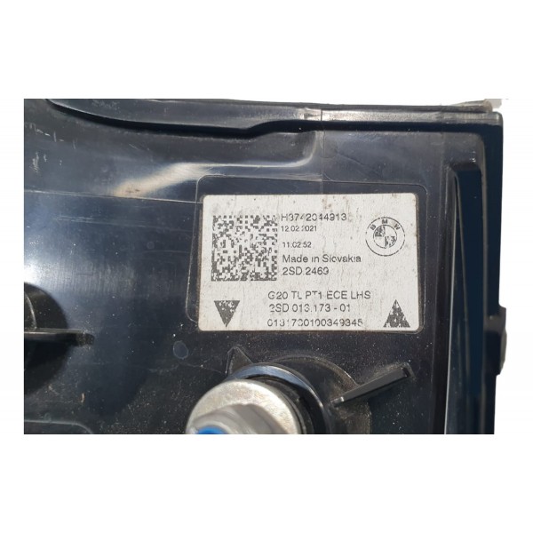 Lanterna Traseira Esquerda Bmw 320i M Sport 2022 Esquerdo Vermelho