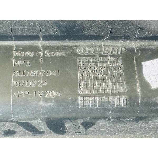 Spoiler Traseiro Original Audi Q3 2018 8u0807941 Preto