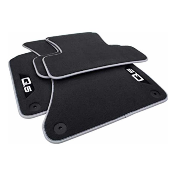 Jogo De Tapetes De Veludo Audi Q5 2009-2016 Original Preto