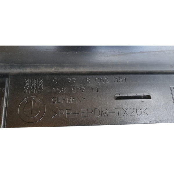 Spoiler Saia Lateral Esquerda Bmw 320i M Sport 2022 Preto