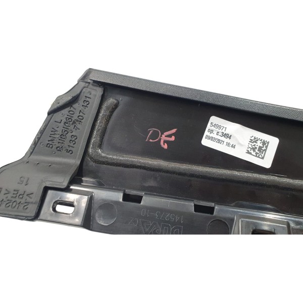 Moldura Porta Dianteira Esquerda Bmw 320i M Sport 2022 Preto