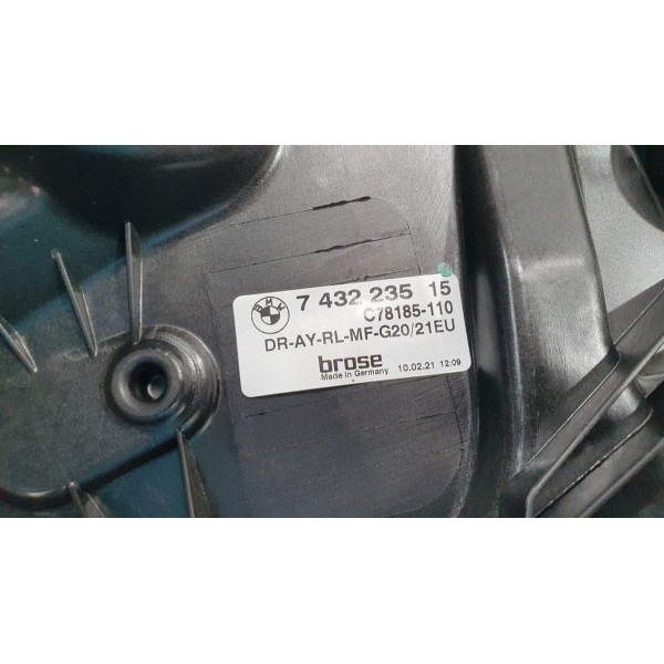 Máquina De Vidro Traseira Esquerda Bmw 320i M Sport 2022