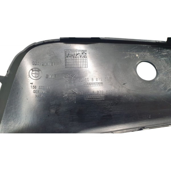 Moldura Para-choque Esquerdo C/riscos Bmw 320i M Sport 2022 Preto